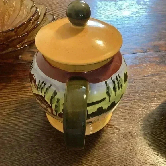 Vintage Douce Provence Teapot&Cup Romancing Provence Collections, Hand Painted - Picture 3 of 14